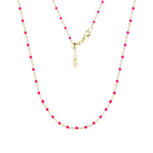 Load image into Gallery viewer, Kamaria Enamel Beaded Chain Necklace