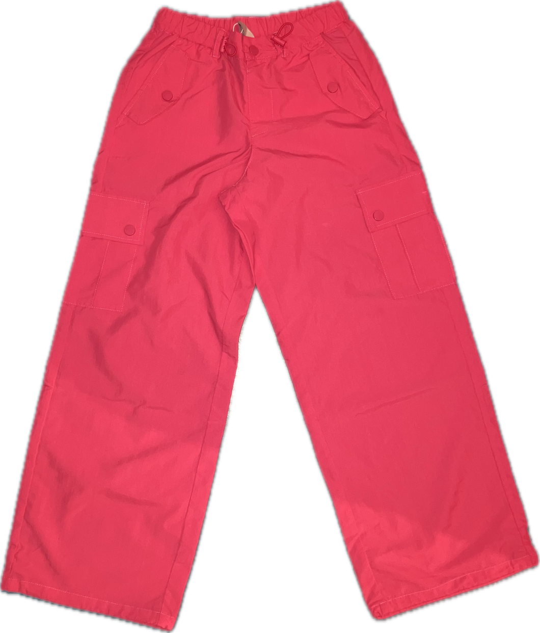 Pink Parachute Cargo Pants