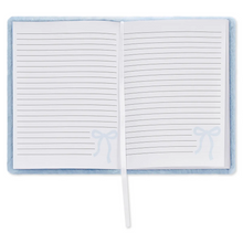 Load image into Gallery viewer, Blue Pearl Bow Journal