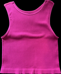 Malibu Sugar Sleeveless Ribbed Top