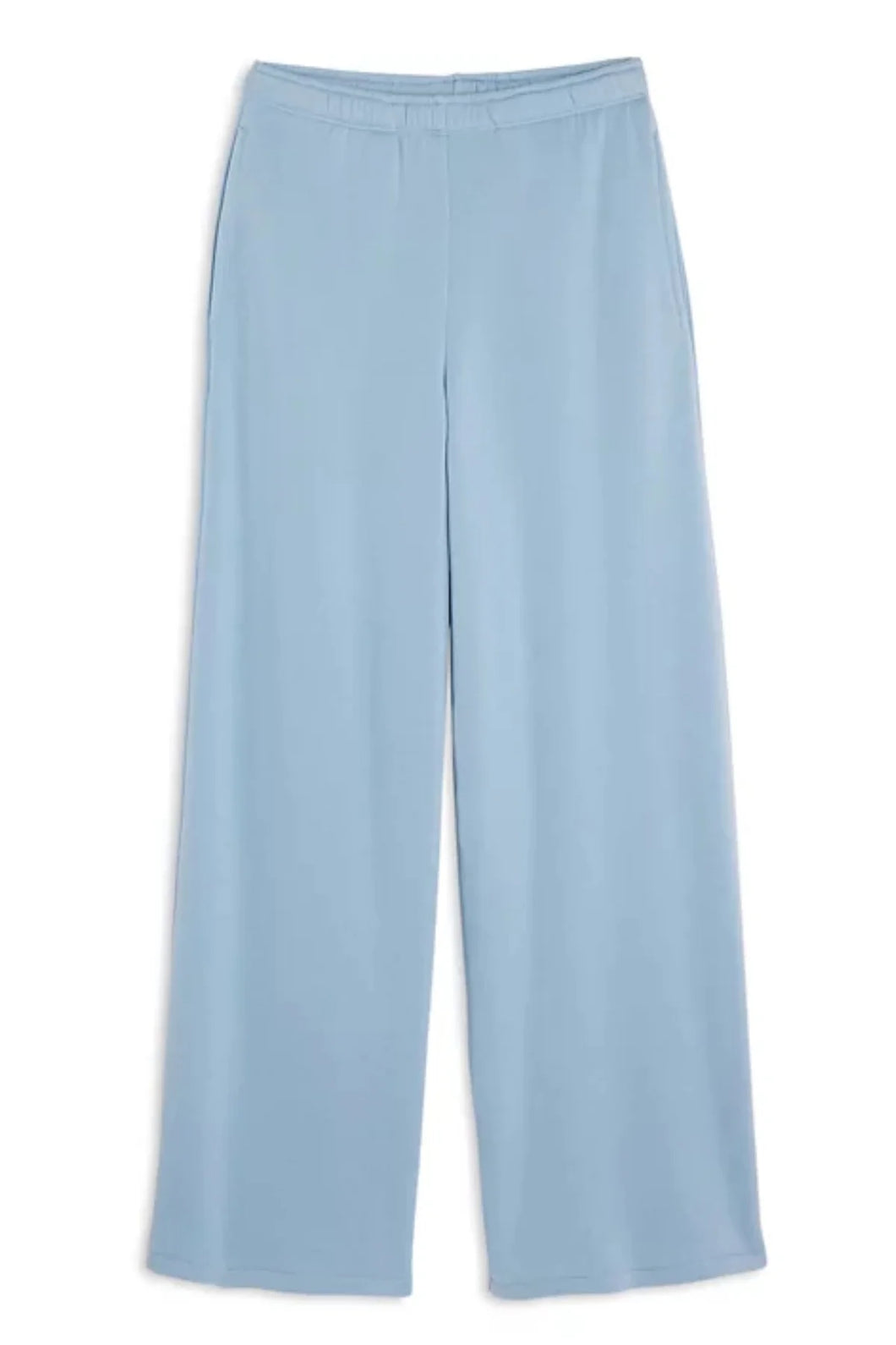 Glacier Blue Dylan Wide Leg Sweatpants