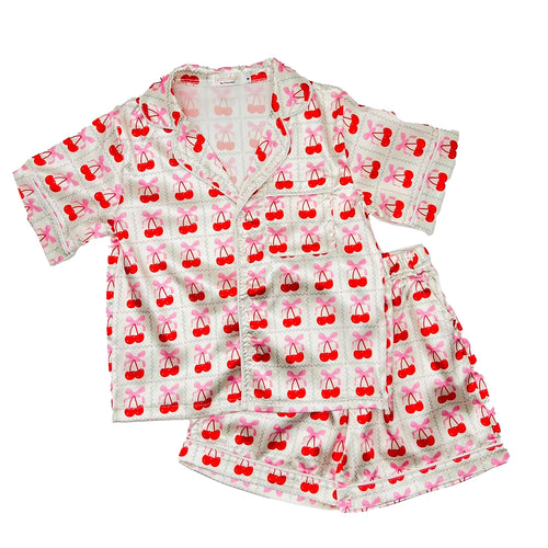 Bow Cherries Loungewear Set