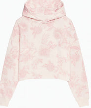 Load image into Gallery viewer, Large Pink Toile Cody Cropped Hoodie