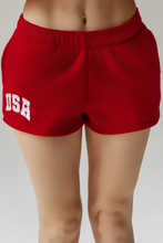Load image into Gallery viewer, Red USA Shorts