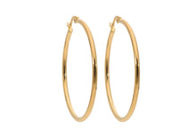 Load image into Gallery viewer, Qudo Hoop Earrings 40mm