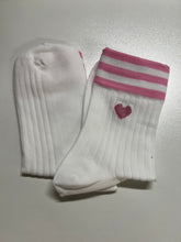 Load image into Gallery viewer, Heart Love Striped Socks