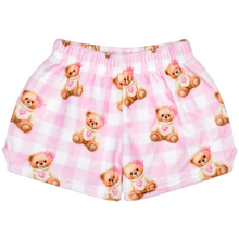 Load image into Gallery viewer, Beary Conquette Plush Shorts