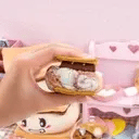 Load image into Gallery viewer, Gooey S'mores Cloud Creme Signature Dome Slime