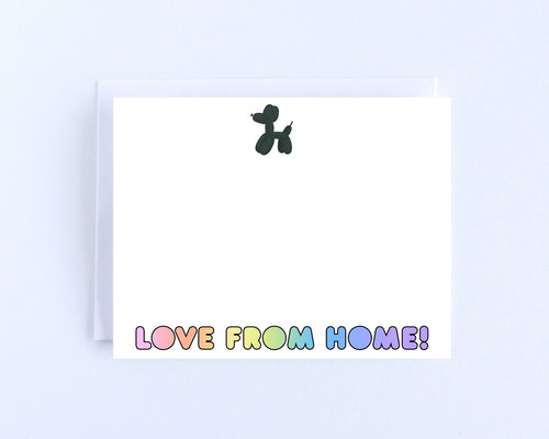 Camp Card Home - Balloon Dog - Set of 10