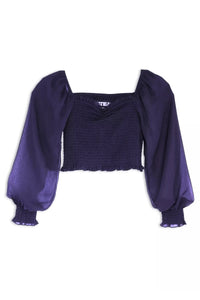 Evening Blue Tween Chloe Sheer Top