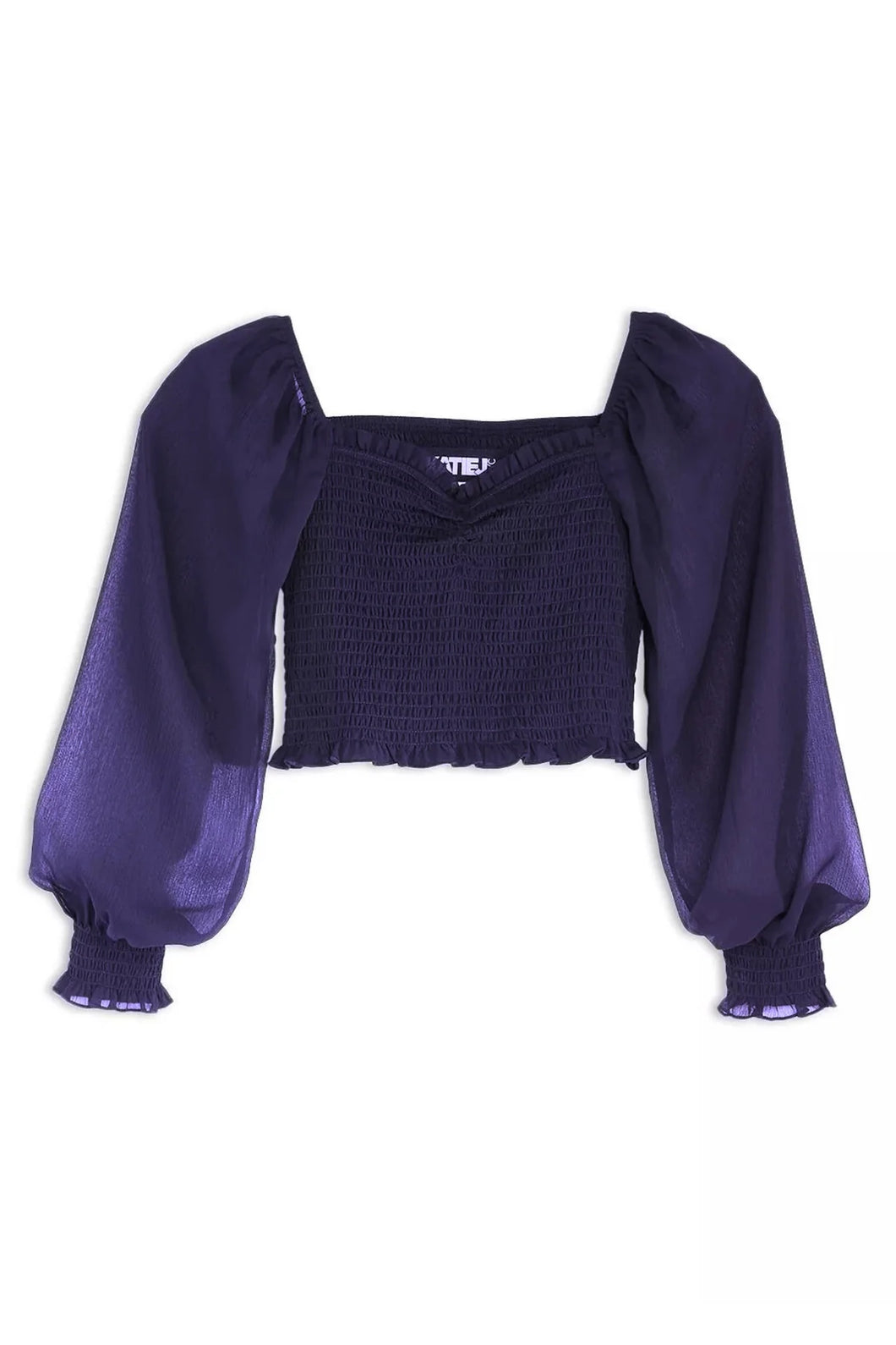 Evening Blue Tween Chloe Sheer Top