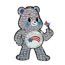 Load image into Gallery viewer, America Cares 2" Stickerbean