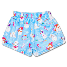Load image into Gallery viewer, Snow Day Plush Shorts