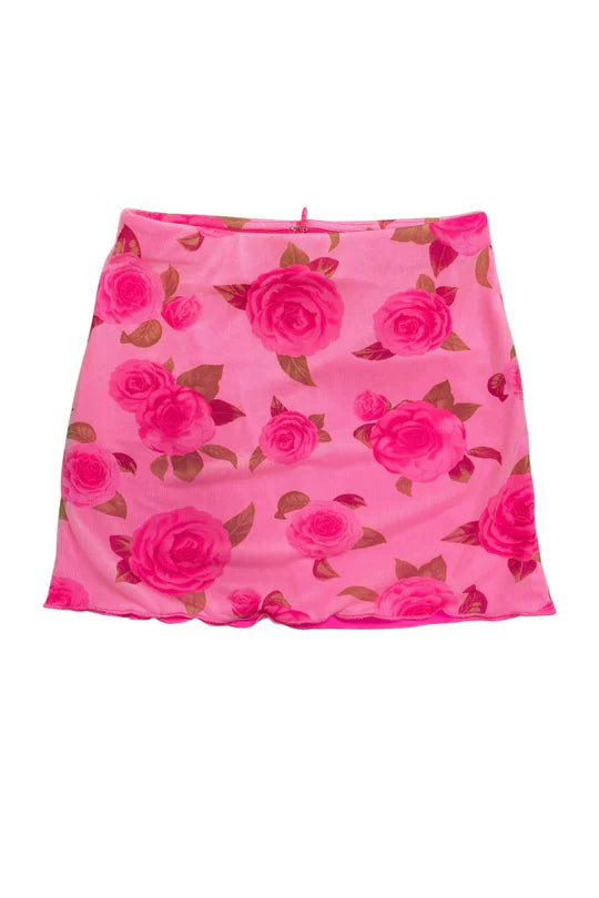 TWEEN BOBBI ROSE MESH MINI SKIRT