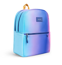 Load image into Gallery viewer, Pink/Blue Gradient Kane Double Pocket Backpack