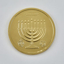 Load image into Gallery viewer, Chanukkah Gelt Belgian Milk Chocolate Medallion