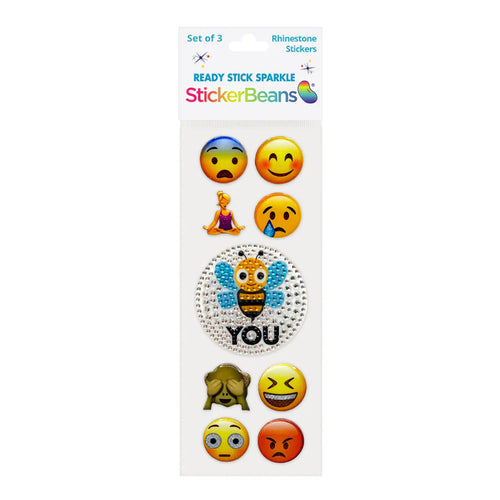 Be YOU Set of 3 Stickerbeans
