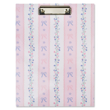 Load image into Gallery viewer, Floral Stripes Clipboard Set