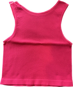 Malibu Sugar Sleeveless Ribbed Top