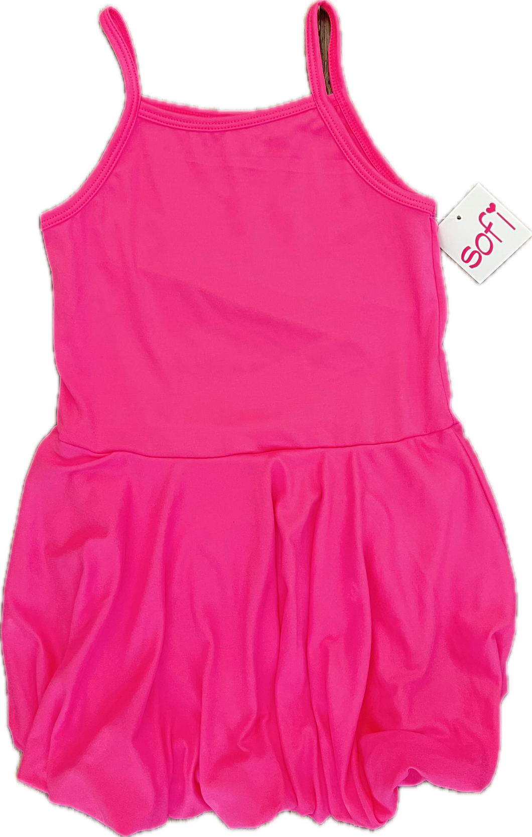 Hot Pink Bubble Dress