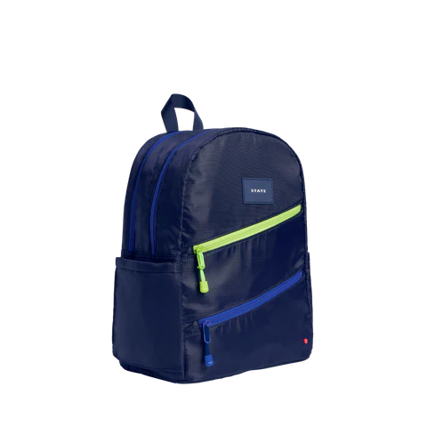 Kane Diagonal Zippers Double Pocket Backpack