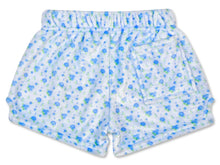 Load image into Gallery viewer, Blue Ditsy Plush Shorts