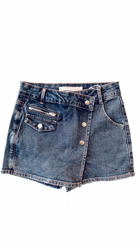 Tractr Indigo Skort
