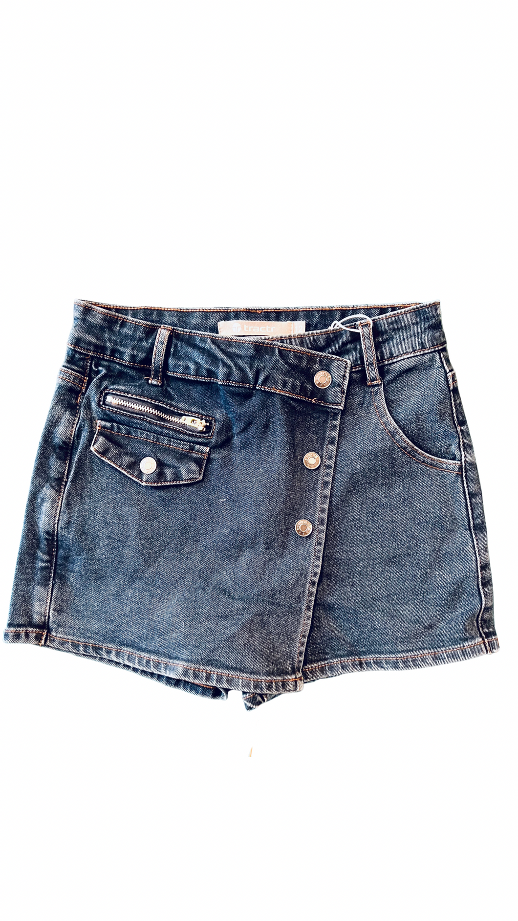 Tractr Indigo Skort