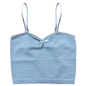 Textured Cinched Seamless Tank