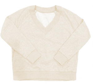 V Neck Cloud Sweatshirt - Juniors