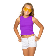 Load image into Gallery viewer, Malibu Sugar Ribbed Crop Sports Tank Top