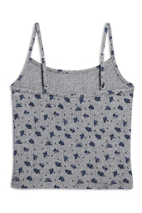 Navy Floral Marina Cami Lounge Top - Tween