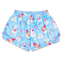Load image into Gallery viewer, Snow Day Plush Shorts