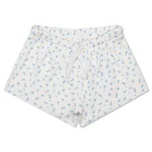 Load image into Gallery viewer, Blue Floral Pointelle Tank Top and Short Set