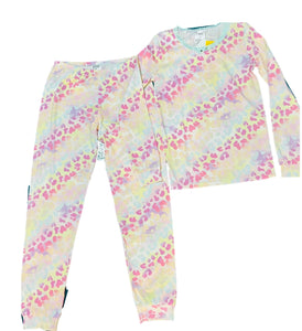 Pastel Leopard LS Pajamas