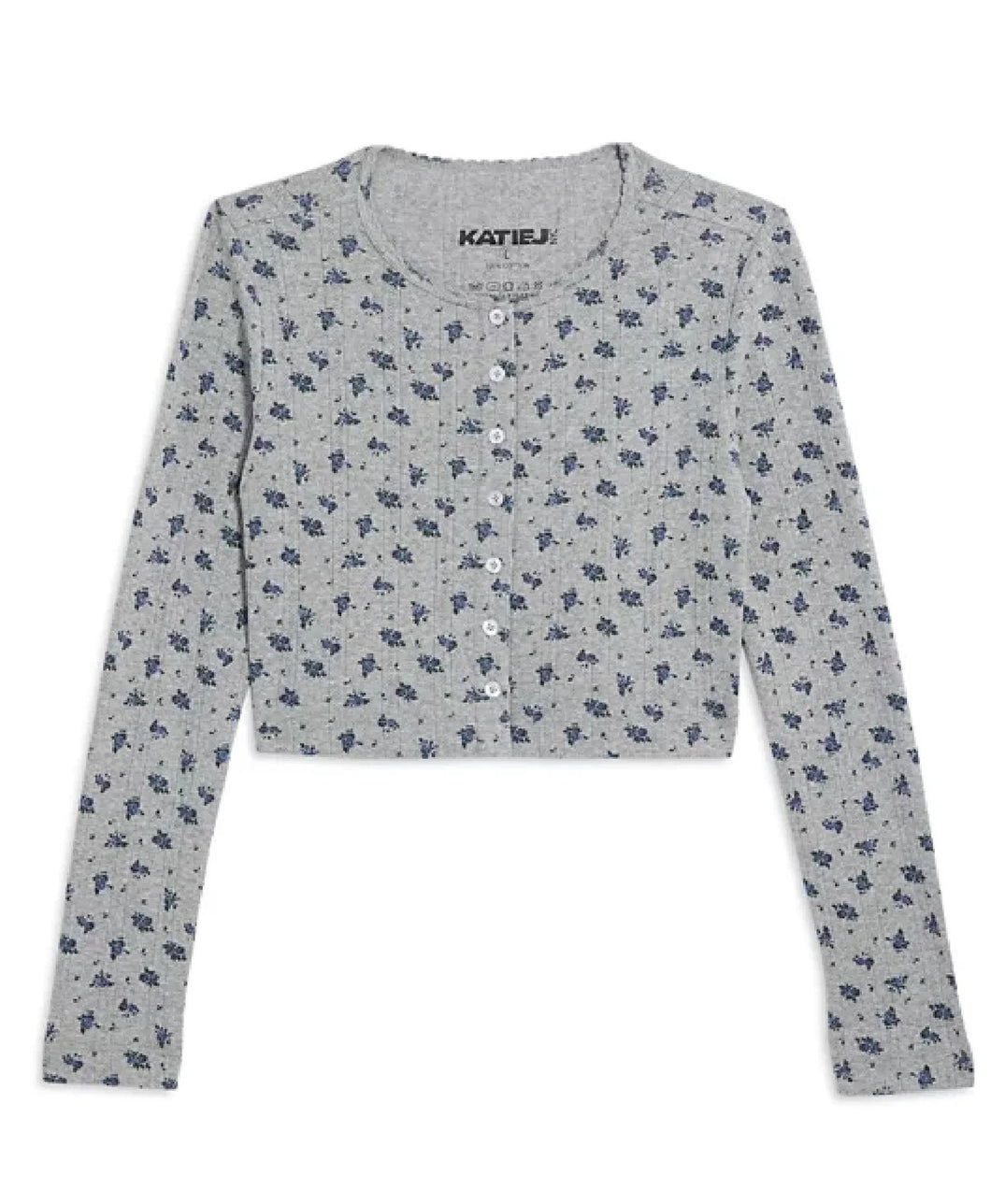 Navy Floral Marina Cardigan - Tween