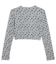 Load image into Gallery viewer, Navy Floral Marina Cardigan - Tween