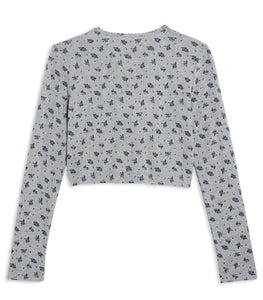 Navy Floral Marina Cardigan - Tween