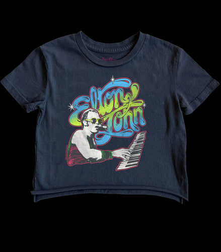 Elton John Not Quite Crop Tee