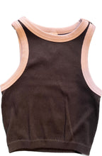 Load image into Gallery viewer, Contrast Trim Sleeveless Top