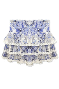 Glacier Floral Melody Drop Waist Skirt