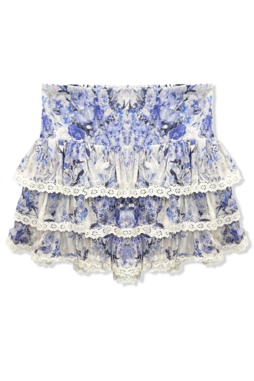 Glacier Floral Melody Drop Waist Skirt
