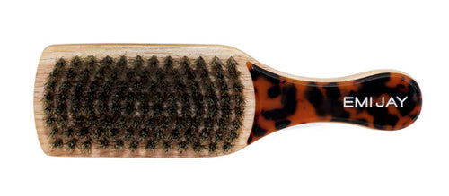 Emi Jay Mini Boar Bristle Brush - Tortise
