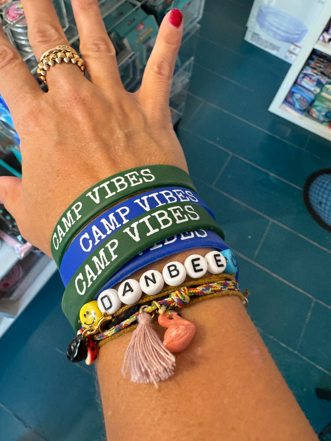 Camp Vibes Silicone Bracelet