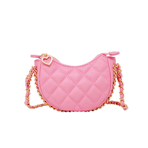 Quilted Chain Hobo Bag