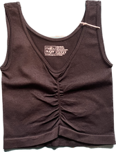 Load image into Gallery viewer, V Neck Tank Top with Front Ruching