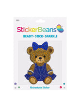 Load image into Gallery viewer, Blue Cheer Bear 5" Stickerbean