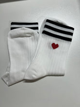 Load image into Gallery viewer, Heart Love Striped Socks