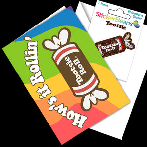 How's It Rollin' Stickerbean Card