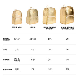 Kane Diagonal Zippers Double Pocket Backpack